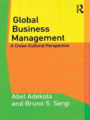 cover image of Global Business Management